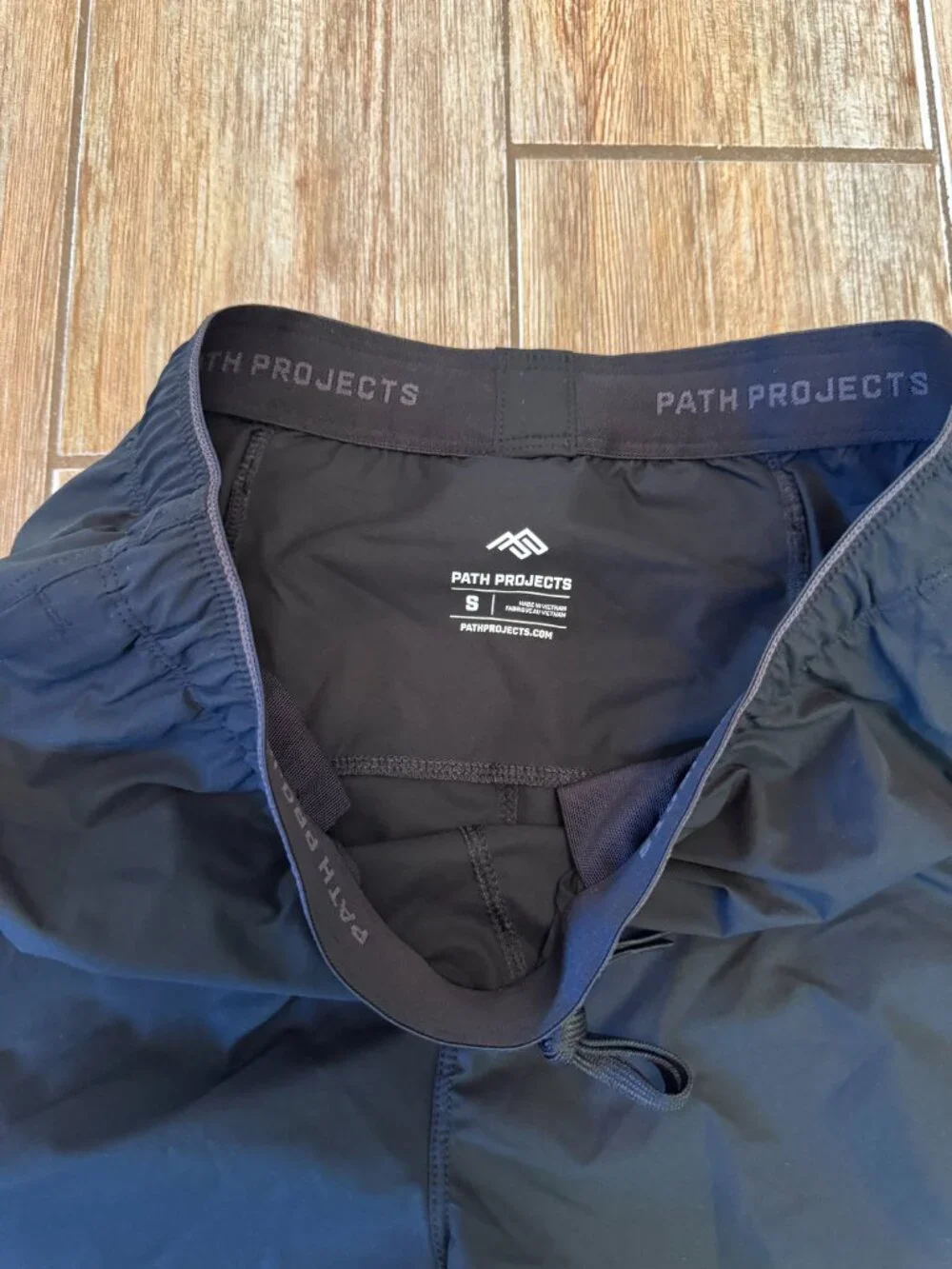 Path Projects Graves PX 7in Running Shorts - Men's Small - Black